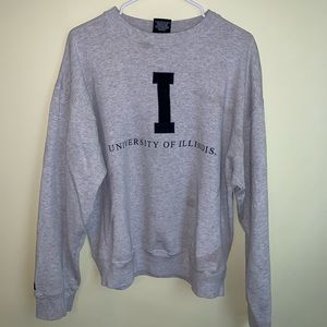 University of Illinois vintage Jansport crew neck